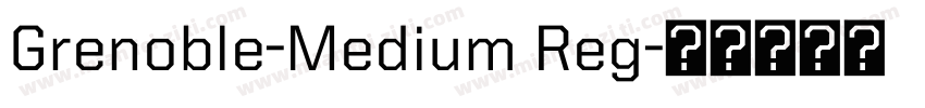 Grenoble-Medium Reg字体转换
